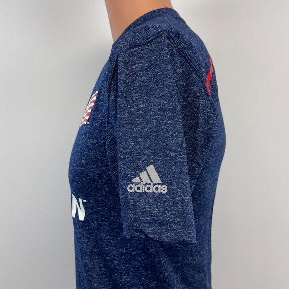 Adidas New England Revolution Performance T Shirt MLS Soccer Blue S - Picture 3 of 6